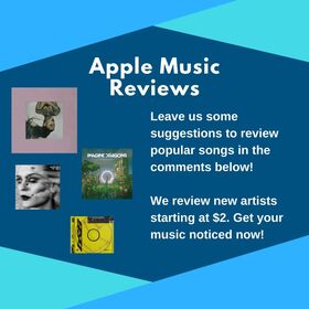 Leave us some suggestions to review popular songs in the comments below! We review new artists starting at $2. Get your music noticed now!